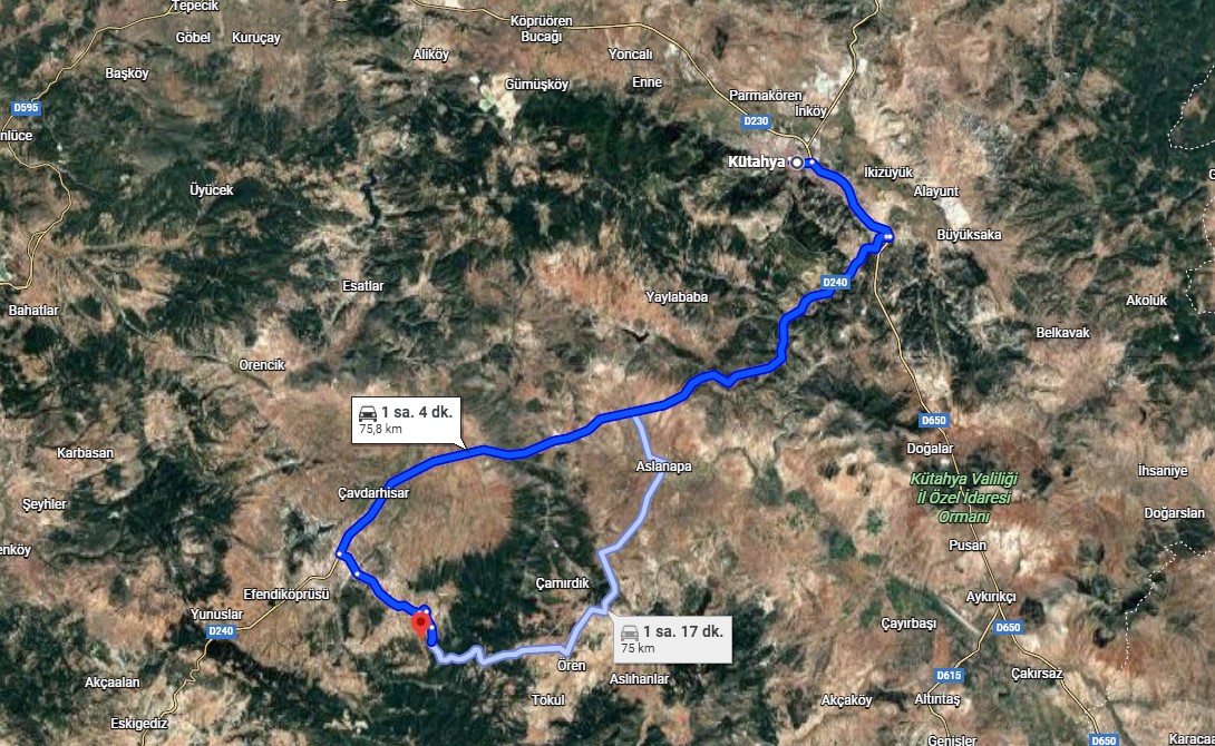 KÜTAHYA ÇAVDARHİSAR YENİCEARMUTÇUK KÖYÜNDE 2.467 M²TARLAMIZ SATILIKTIR. - KÜTAHYA ÇAVDARHİSAR fotoğraf 2